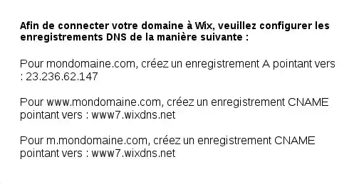 Comment associer mon nom de domaine à mon site wix ?